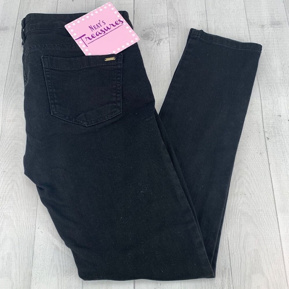 Fabrika Womens MUST HAVE Black Denim Skinny Ankle Jeans Size 30 x 28 Measurement